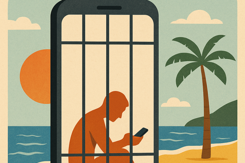 Adicción al Móvil en Vacaciones: ¿Descanso o Cambio de Pantalla?