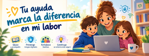 Tu ayuda marca la diferencia